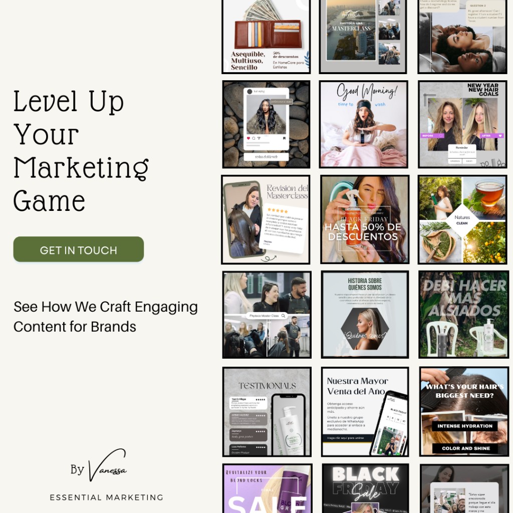 Graphic design — social media content for brands