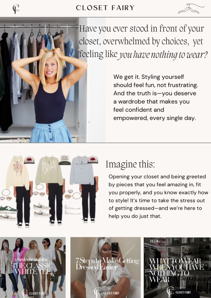 Marketing — Closet Fairy email campaign