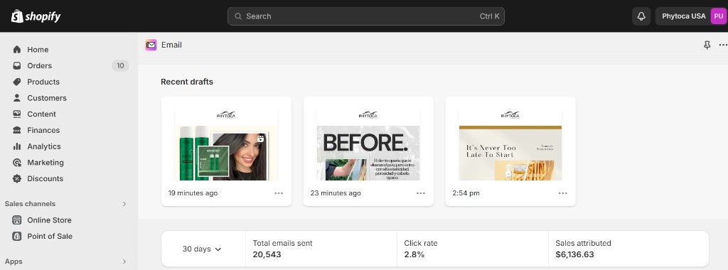 No spam emails here